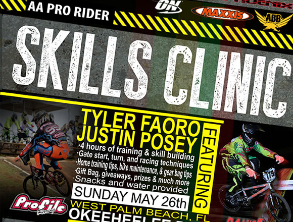 BMX Clinics - Justin Posey and Tyler Faoro Clinic